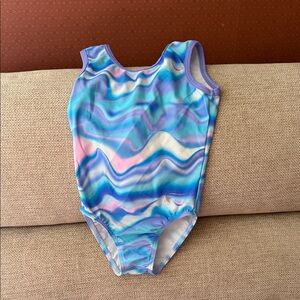 Colorful Swirl Patterned Swimsuit